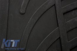 Floor Mats Rubber Mats suitable for MERCEDES Benz ML W166 (2011-up) Black-image-5996646