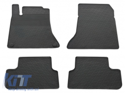 Floor Mats Rubber Mats suitable for MERCEDES Benz A-Class W176 (2012-up) Black-image-5996814