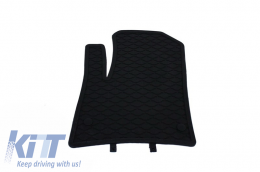 Floor Mats Rubber Mats suitable for PORSCHE Cayenne 957/957 (2002-2010) suitable for VW Touareg 7L (2002-2010) Black-image-5996232