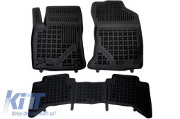 image-3-Floor Mats Rubber suitable for TOYOTA Hilux (2015-Up)