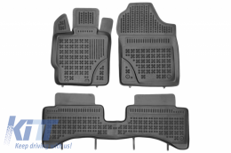 Floor Mats Rubber suitable for Toyota Yaris MK3 XP150 (2014-2019) - 201430
