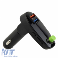 FM Transmitter suitable for Allison ALS-A812 12 Volt Black 1 Pc