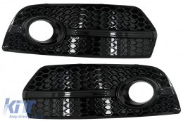 image-59-Fog Lamp Covers Side Grilles suitable for Audi Q5 SUV 8R (2008-2011) RS Design Piano Black