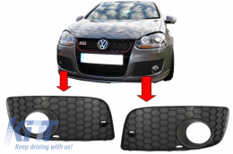 image-4-Fog Lamp Covers suitable for VW Golf V 5 (2003-2007) GTI Look