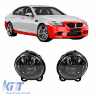 Fog Lamps suitable for BMW 2 F22 F23 13+ / 3 E92 E93 05-08 / 5 F07 GT, F10 F11 09+ for M-Tech Bumpers Clear 2 pc