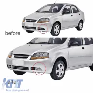 Fog Lamps suitable for Chevrolet Aveo 05-08 3/5 Doors Hatchback 2 Pcs-image-6298752