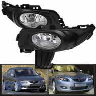 image-3-Fog Lamps suitable for Mazda 3 07-09 Sedan 2 Pcs
