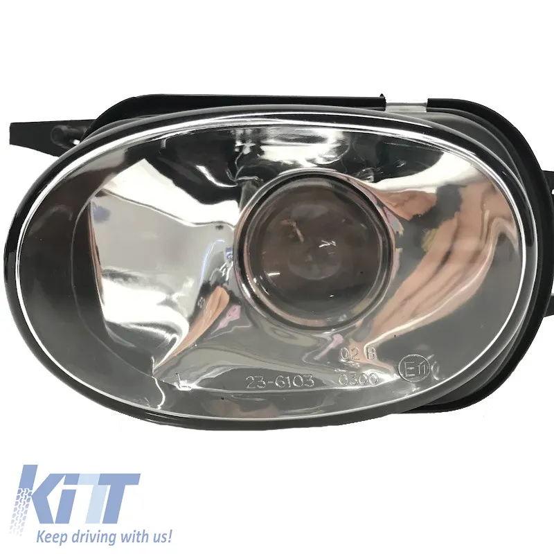 Fog Lamps suitable for Mercedes-Benz C-Class W203 00-06 / E-Class W211 02-07 A Design Projectors Clear 2 Pcs