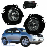 Fog Lamps suitable for Toyota Rav 4 05-12 / Yaris 05-11 / Auris 06-12 / ΙQ 09-16 / Avensis 03-12 / Peugeot 106 92-95 / 107 12-14 2 Pcs