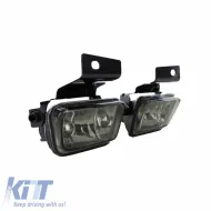 Fog Lamps suitable for VW Golf II (2) / Jetta 84-91 Smoke Depo 2 Pcs-image-6298545
