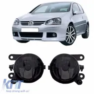 image-17-Fog Lamps suitable for VW Golf V (5) 03-08 & GTI After Market Bumper Smoke 2 Pcs