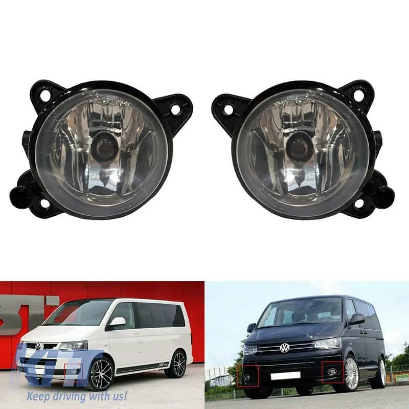 Fog Lamps suitable for VW Polo 05-09 / Cross Polo 05-09 / Transporter T5 03-10 / Crafter 06-17 / Skoda Fabia 99-10 / Roomster 06-10 2 Pcs