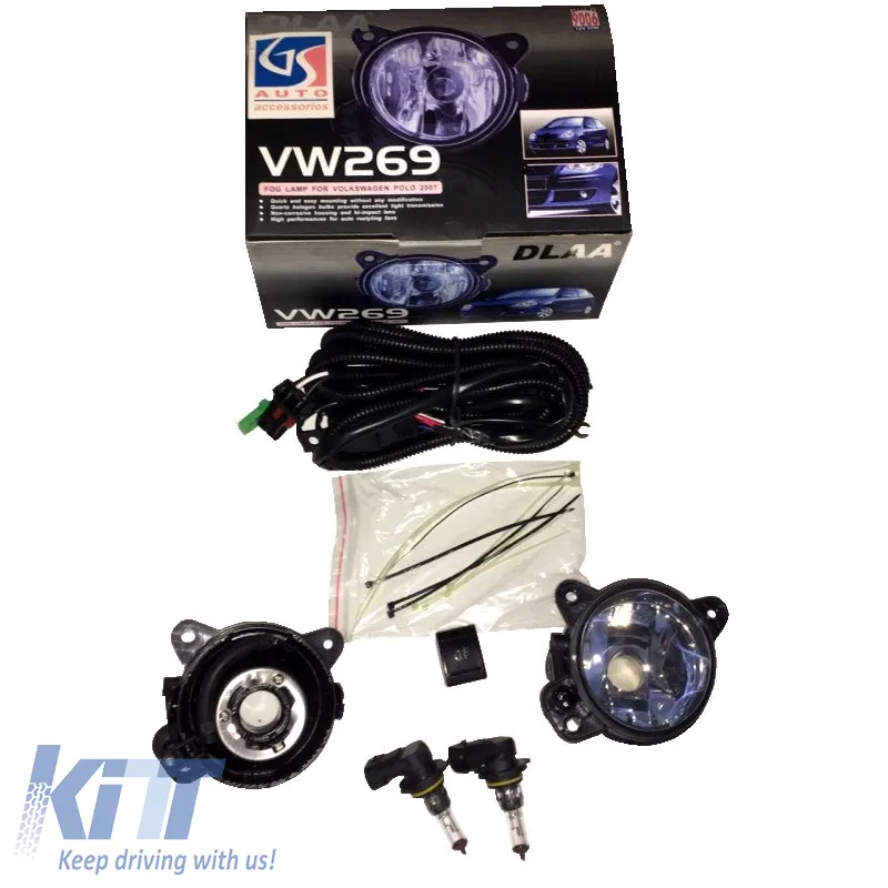 Fog Lamps suitable for VW Polo 05-09 / Cross Polo 05-09 / Transporter T5 03-10 / Crafter 06-17 / Skoda Fabia 99-10 / Roomster 06-10 2 Pcs