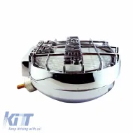 Fog Lamps Universal 4x4 Off Roader With Nickel Net LA-800 White 2 Pieces-image-6306884