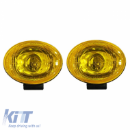 Fog Lamps Universal Oval ART-72005 Yellow 2 Pieces
