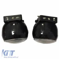Fog Lamps Universal Projector Oval White YF-1058 2 Pcs-image-6298558