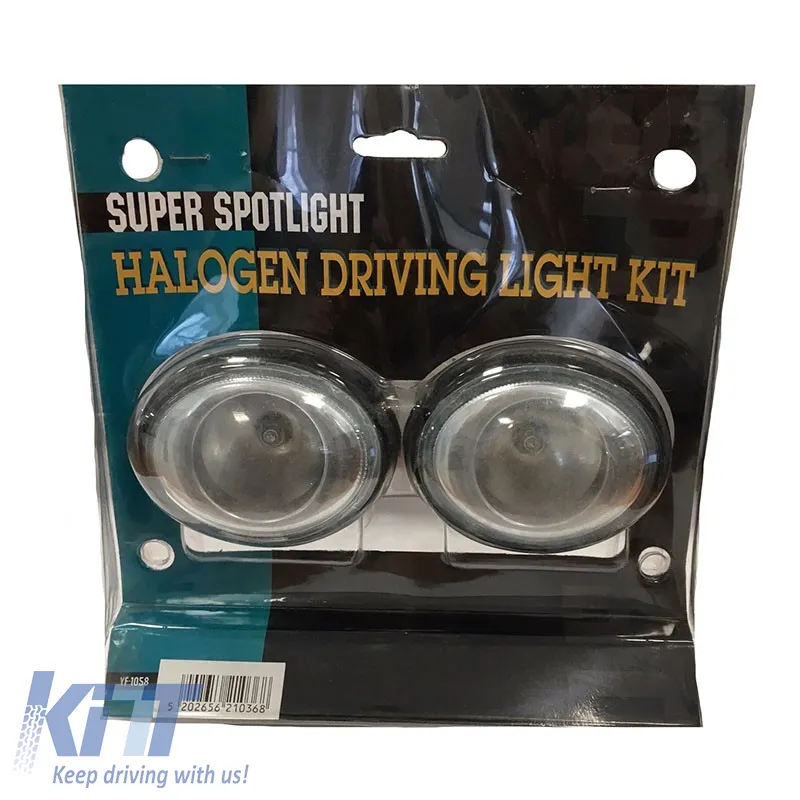 Fog Lamps Universal Projector Oval White YF-1058 2 Pcs