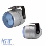 Fog Lamps Universal Round Blue With White Light LΑ-V76Η3 2 Pcs