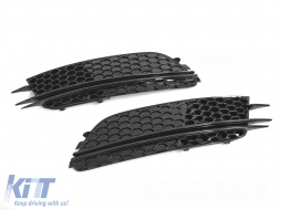 image-52-FOG LIGHT COVER GLOSSY BLACK fits AUDI A6 C7 11-14