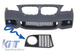 image-45-Fog Light Cover Right Side suitable for BMW 5 Series F10 (2010-up) only for M-Technik Design Bumper