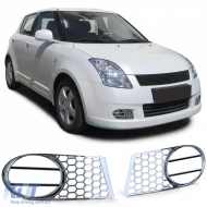 Fog light covers grille cover chrome for Suzuki Swift MZ EZ 05-08