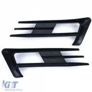 Fog light frame grille GTI look black gloss for VW Golf 7 12-16-image-6278268