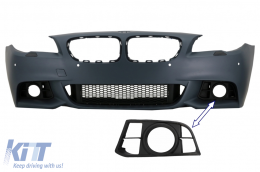 Fog Light Grille LEFT SIDE suitable for BMW 5 Series F10 F11 LCI (2014-2017) only for M-Technik LCI Bumper - SGBMF10MTLCILH