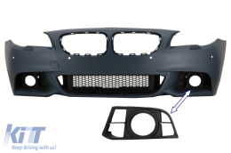 image-72-Fog Light Grille LEFT SIDE suitable for BMW 5 Series F10 F11 LCI (2014-2017) only for M-Technik LCI Bumper