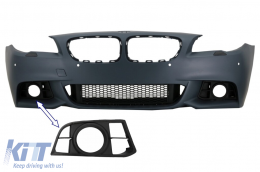 image-73-Fog Light Grille RIGHT SIDE suitable for BMW 5 Series F10 F11 LCI (2014-2017) only for M-Technik LCI Bumper