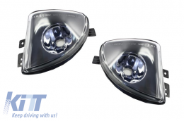 Fog Light Lamps Glass Projectors suitable for BMW 5 Series F10 F11 Standard - FLBMEF10G