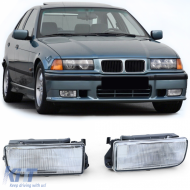 Fog light pair fits BMW E36 Sedan Coupe Convertible Compact Touring - ODFLB6015235