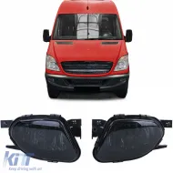 image-66-Fog light set black smoke for Mercedes E W211 02-06 Sprinter 906 06-13