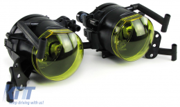 Fog light set yellow for BMW 5 Series E60 E61 03-10 with M package bumper - ODFLB6025209