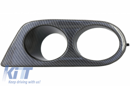 Fog Lights Air Duct Covers suitable for BMW 3 Series E46 (1998-2005) M3 H-Design Carbon Film-image-6034648