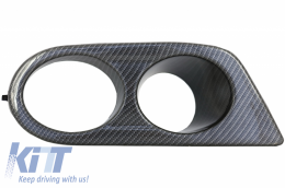Fog Lights Air Duct Covers suitable for BMW 3 Series E46 (1998-2005) M3 H-Design Carbon Film-image-6034649