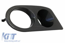 Fog Lights Air Duct Covers suitable for BMW 3 Series E46 (1998-2005) M3 H-Design Carbon Film-image-6034650