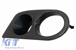 Fog Lights Air Duct Covers suitable for BMW 3 Series E46 (1998-2005) M3 H-Design Carbon Film-image-6034651