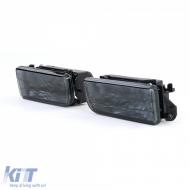 Fog lights black smoke ribbed suitable for BMW 3 Series E36 90-99 also M3-image-6210047