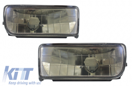 Fog Lights Lamps suitable for BMW 3 Series E36 1991-1999 Glass Smoke Lens-image-6018764