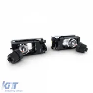 Fog lights yellow ribbed set fits for 3 Series BMW E36 also M3 90-99-image-6276579