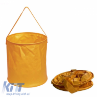 Foldable Bucket PVC 23x30cm 10Lt Yellow Guard 1130600