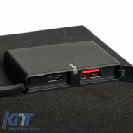 Foldable Solar Battery Charger suitable for Small Electrical Devices Osram 20 Watt 9 Volt 2.2A Amper OFSP20