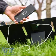 Foldable Solar Battery Charger suitable for Small Electrical Devices Osram 20 Watt 9 Volt 2.2A Amper OFSP20-image-6321415