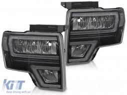 FORD F150 MK12 08-14 LED DRL SEQ BLACK - TTHF6029331