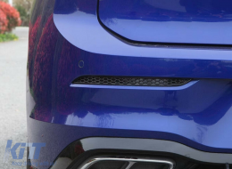 Forma panal Parachoques trasero Cubierta reflectora para VW Golf 8 VIII Hatchback 2020--image-6087093