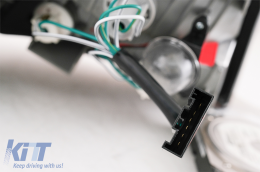 Fotistiká Píso Fóta katállhla gia BMW Seirá 3 E46 Sedan (05.1998-08.2001) Red & Leukó-image-6078575