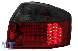 Fotistiká Píso Fóta LED katállhla gia Audi A4 B6 8E Sedan (10.2000-10.2004) Kókkinos Kapnós-image-6089314