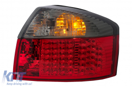 Fotistiká Píso Fóta LED katállhla gia Audi A4 B6 8E Sedan (10.2000-10.2004) Kókkinos Kapnós-image-6089316