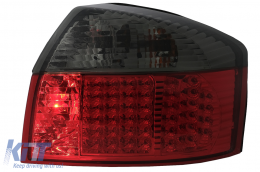 Fotistiká Píso Fóta LED katállhla gia Audi A4 B6 8E Sedan (10.2000-10.2004) Kókkinos Kapnós-image-6089322