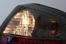 Fotistiká Píso Fóta LED katállhla gia Audi A4 B6 8E Sedan (10.2000-10.2004) Kókkinos Kapnós-image-6089326